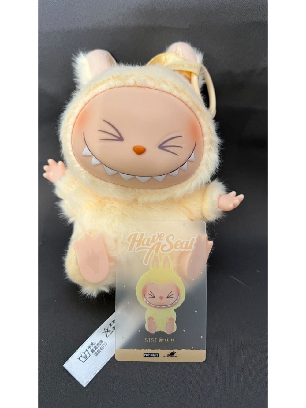 Pop Mart Labubu The Monsters Sisi Have A Seat Plush Doll Collectible Toy